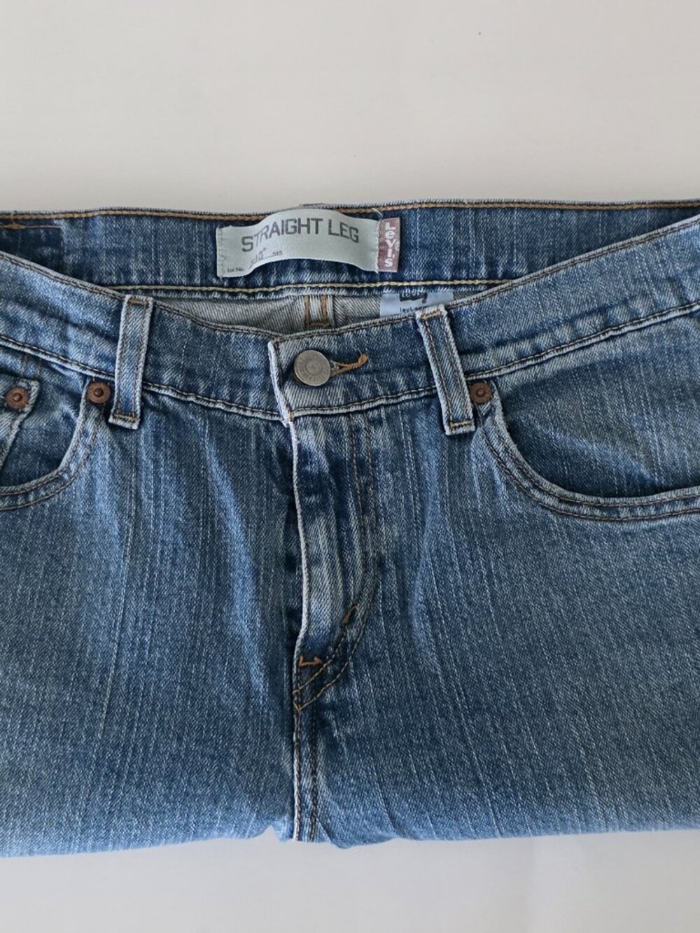 Levi’s Women’s 505 Straight Leg Denim Blue Jeans - Size 10